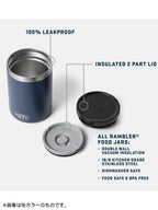 16 oz FOOD JAR #BLACK [21071504514]｜YETI