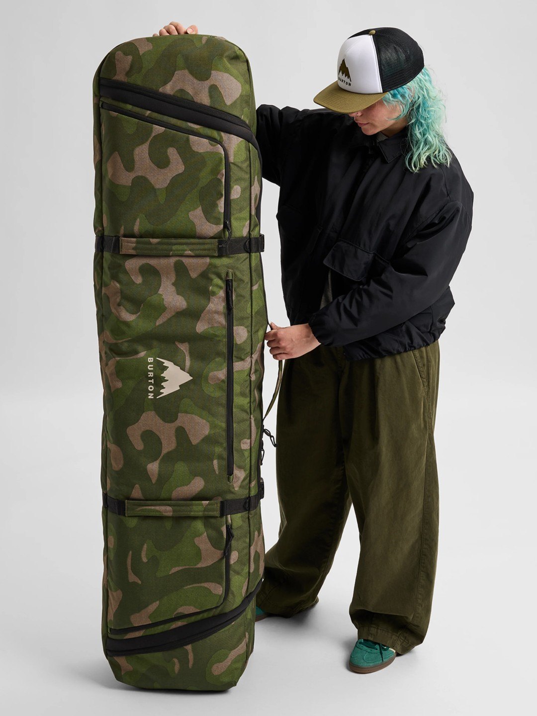 Wheelie Flight Attendant Snowboard Bag #KEEL CAMO [234921]｜BURTON