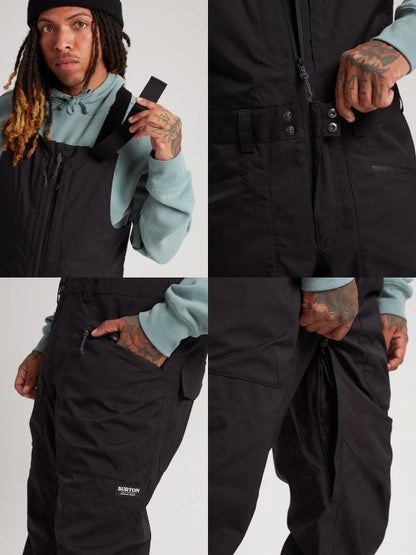 Reserve 2L Bib Pants #True Black [150031]｜BURTON