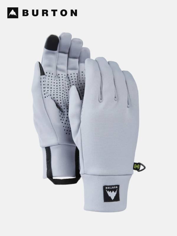 24/25モデル Mens Stretch Liner 20 Glove Liners #Silver Sconce [238641]｜BURTON