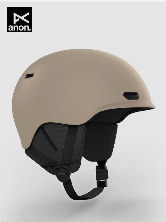 24/25モデル Oslo Wavecel Round Fit Ski SnowBoard Helmet #Summit Taupe [242741]｜ANON