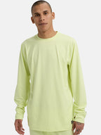 25/26モデル Men's Midweight Base Layer Crew #GLOW YELLOW GREEN [102571]｜BURTON
