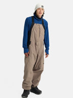 25/26モデル Men's Reserve 2L Relaxed Bib Pants #SUMMIT TAUPE/TRUE BLACK [302691]｜BURTON
