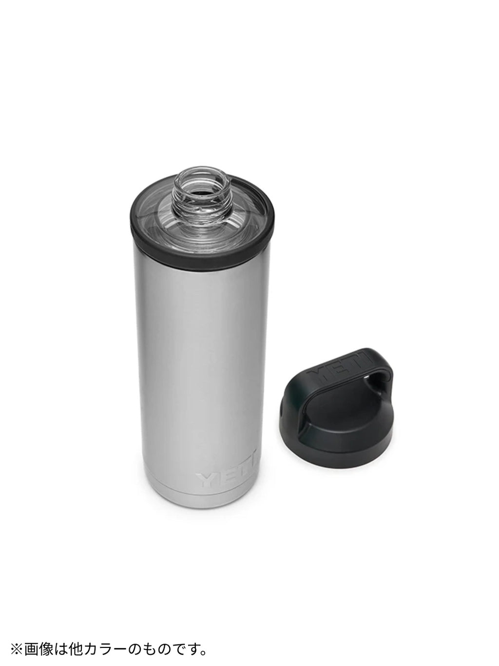 Rambler 18oz Water Bottle With Chug Cap #BLACK STONE｜YETI