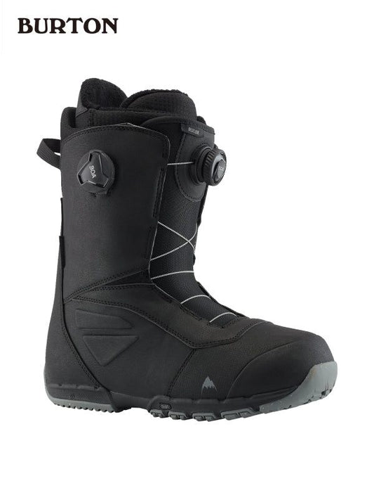 Men's Ruler BOA Snowboard Boots - Wide #Black [214261]｜BURTON