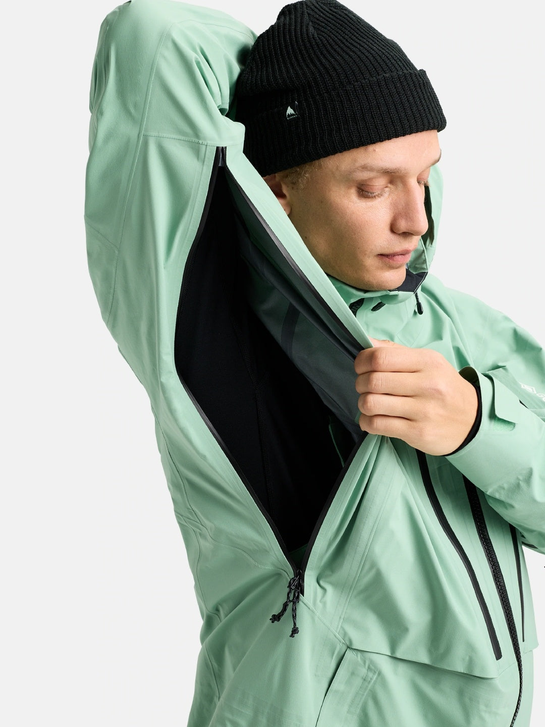 25/26モデル Men's [ak] Hover GORE‑TEX C-Knit 3L Jacket #SOFT SAGE [100131]｜BURTON