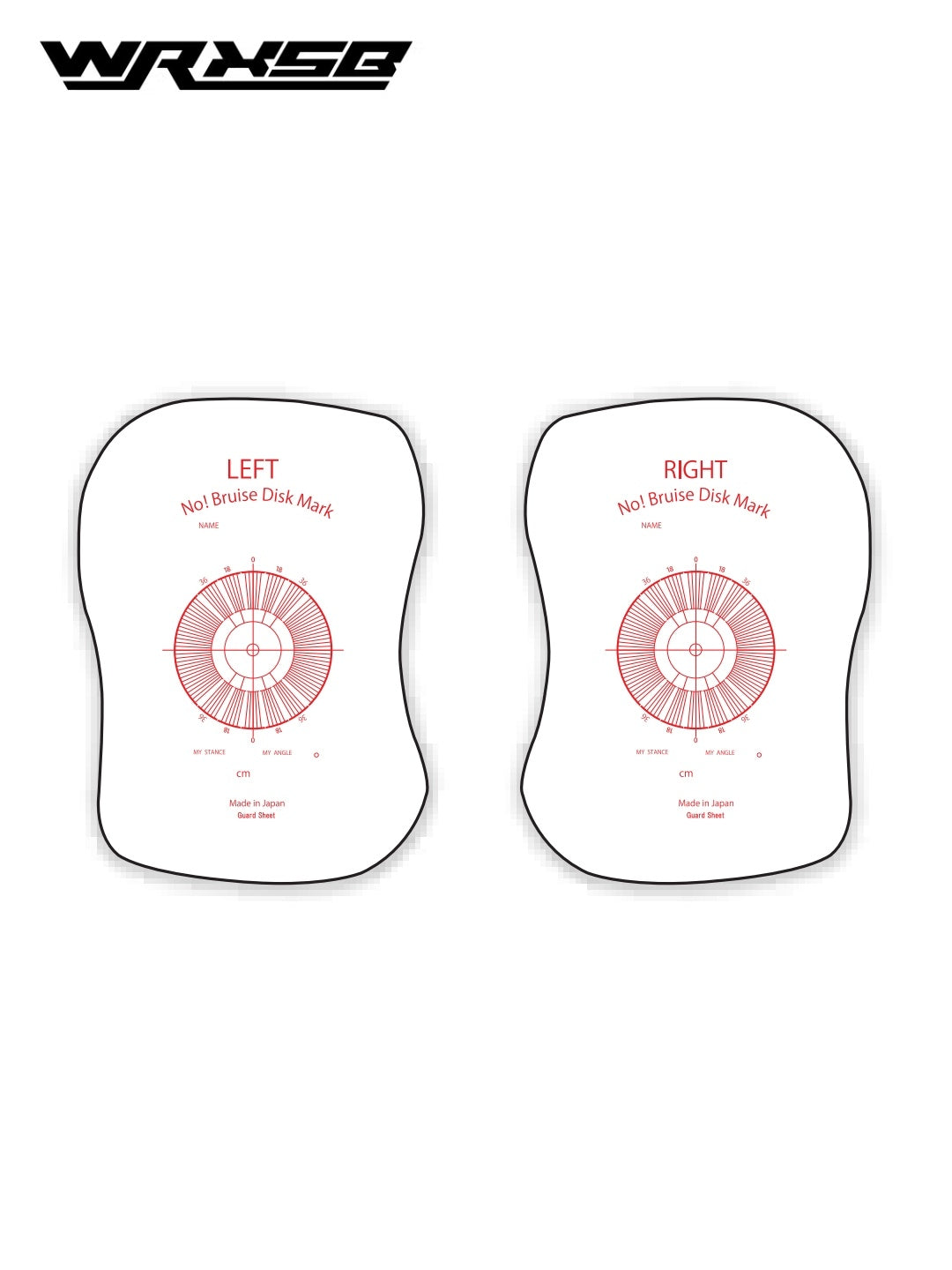 No!Bruise Disk Mark Sheet I #MATTE(ツヤ消し)｜WRXsb