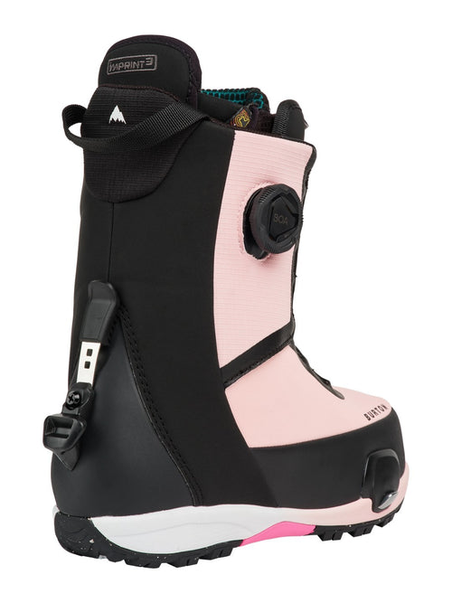 【Women】26/27モデル Women's Waverange Plus Step On Snowboard Boots Wide #BLACK/PINK [307881]｜BURTON