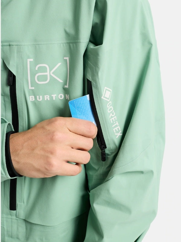 25/26モデル Men's [ak] Hover GORE‑TEX C-Knit 3L Stretch Jacket #SOFT SAGE [100131]｜BURTON