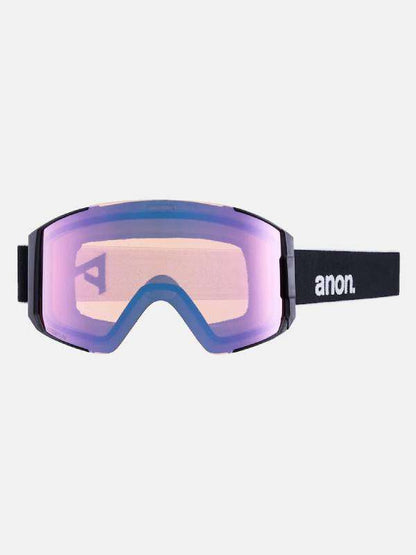 24/25モデル Sync Low Bridge Fit Goggles Bonus Lens #Black/Perceive Variable Green [215081]｜ANON