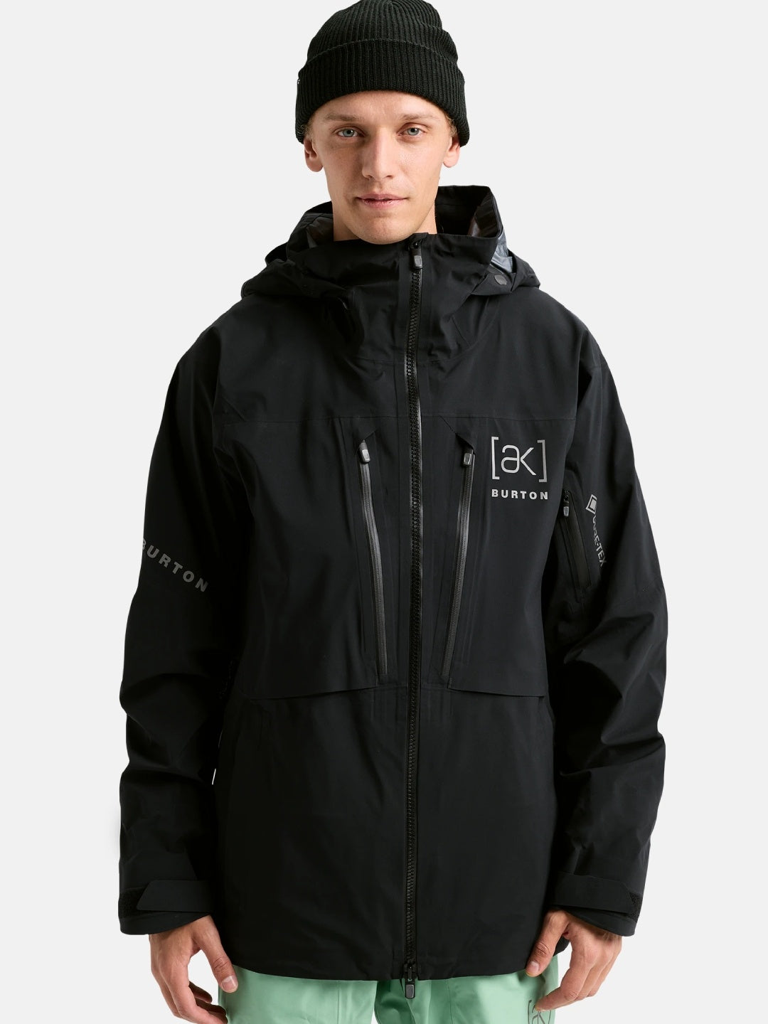 25/26モデル Men's [ak] Hover GORE‑TEX C-Knit 3L Stretch Jacket #TRUE BLACK [100131]｜BURTON
