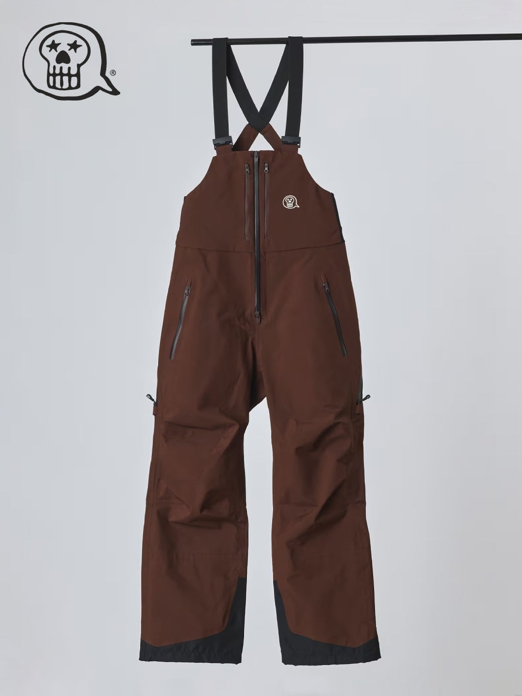 25/26モデル PEEP BIB PANTS STANDARD FIT #BROWN｜unfudge outerwear