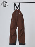 25/26モデル PEEP BIB PANTS STANDARD FIT #BROWN｜unfudge outerwear【W_20】