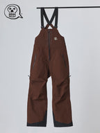 25/26モデル PEEP BIB PANTS STANDARD FIT #BROWN｜unfudge outerwear