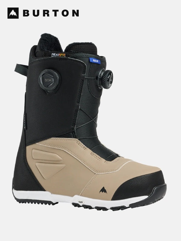 25/26モデル Men's Ruler BOA Wide Snowboard Boots #BLACK/SUMMIT TAUPE [203171]｜BURTON