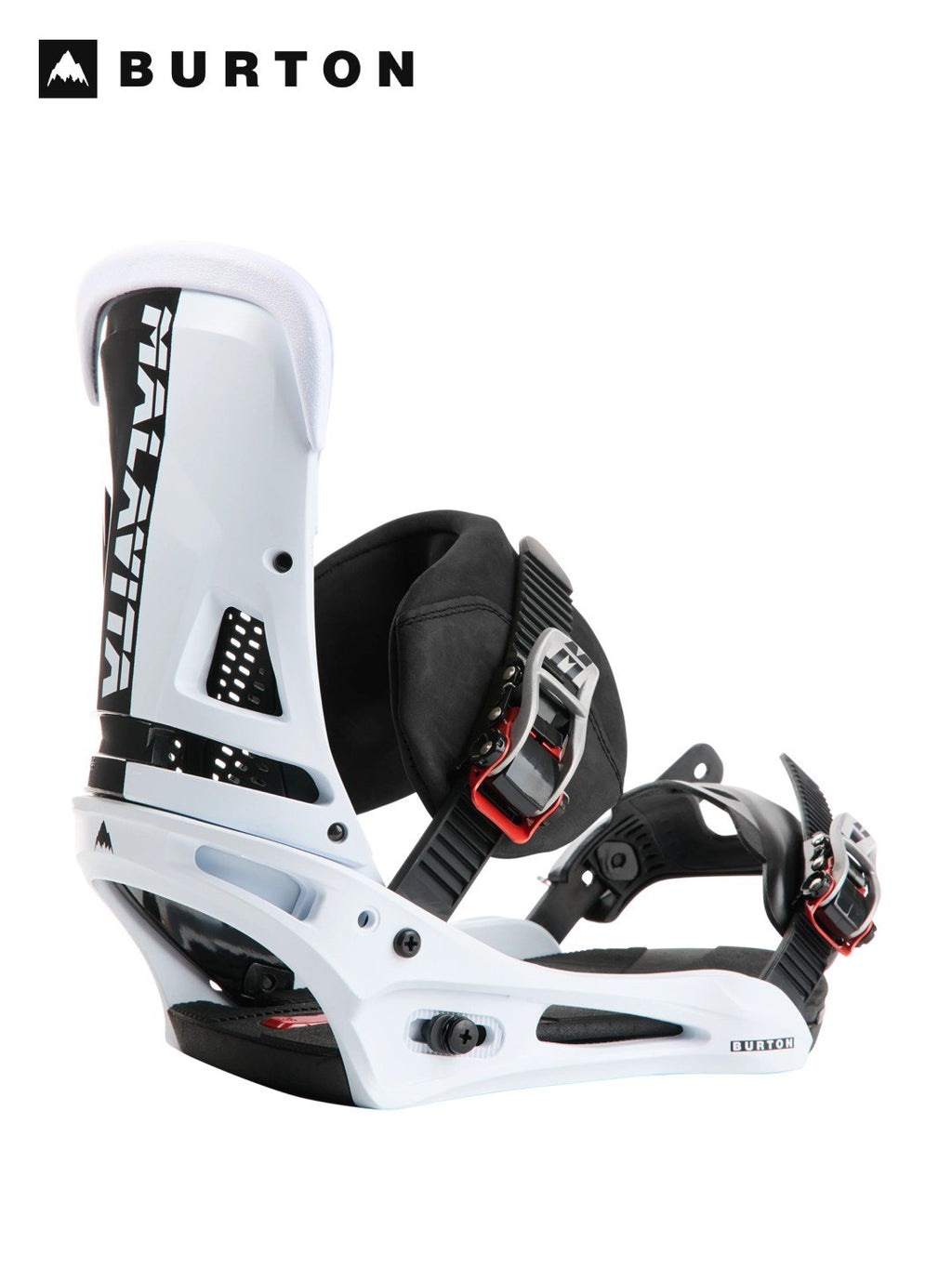 【Men】26/27モデル Men's Malavita X Snowboard Bindings #BLACK/WHITE [311851]｜BURTON