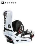 【Men】26/27モデル Men's Malavita X Snowboard Bindings #BLACK/WHITE [311851]｜BURTON