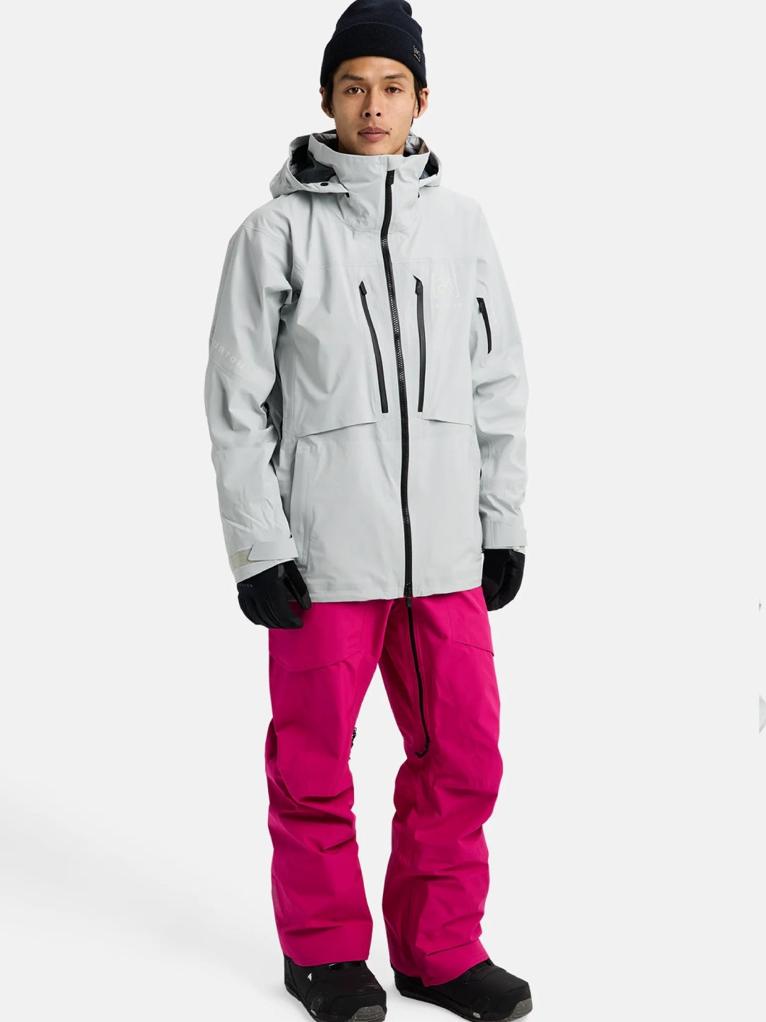 25/26モデル Men's [ak] Hover GORE‑TEX C-Knit 3L Stretch Jacket #GRAY CLOUD [100131]｜BURTON