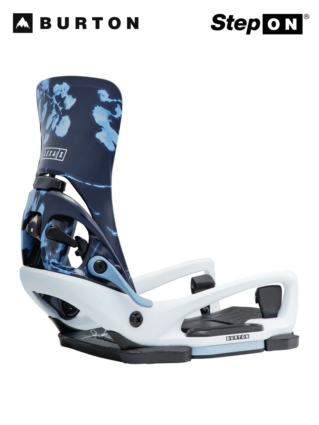 【Women】26/27モデル Women's Step On Lexa X EST Snowboard Bindings #CYANOTYPE FLORAL/WHITE [303051]｜BURTON