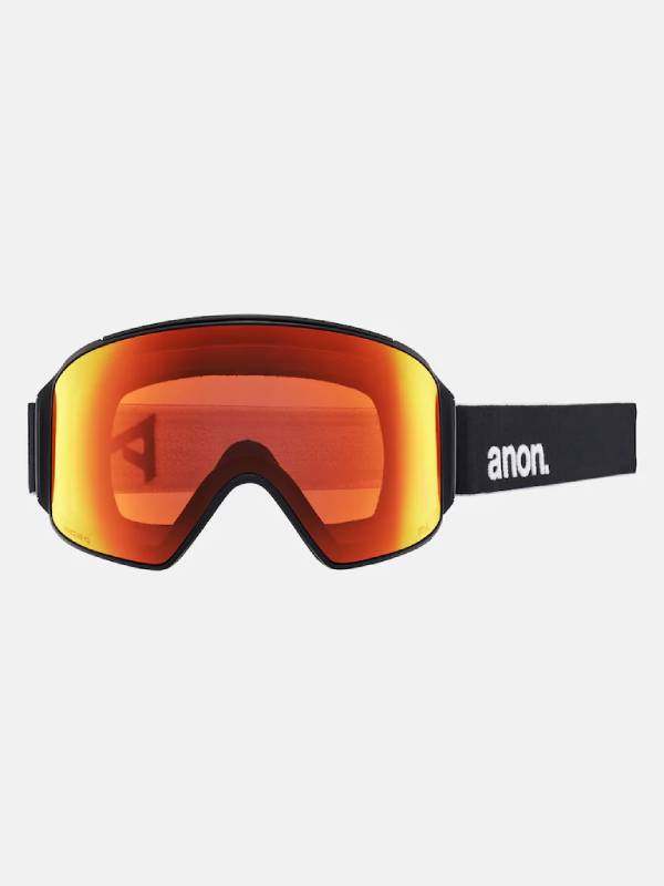 24/25モデル M4 Low Bridge Fit Goggles Toric Bonus Lens mfi Face Mask #Black/Perceive Sunny Red [203401]｜ANON