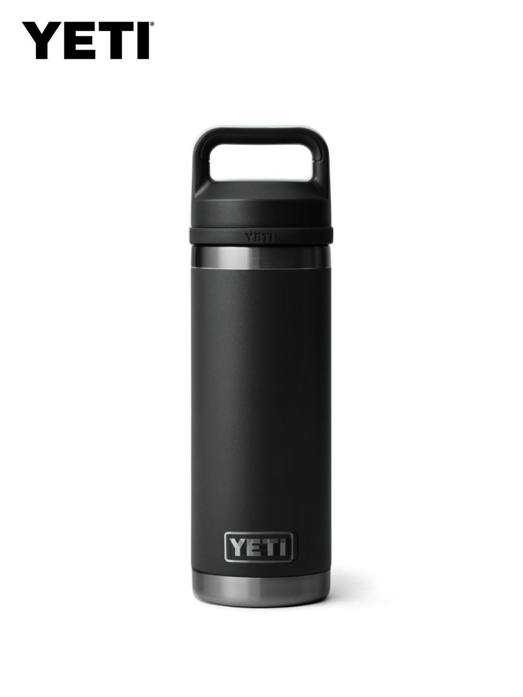 18 oz WATER BOTTLE WITH CHUG CAP #BLACK [21071504040]｜YETI