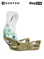 【Women】26/27モデル Women's Step On Escapade Re:Flex Snowboard Bindings #WHITE/DRIED MOSS [228091]｜BURTON