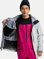 25/26モデル Men's [ak] Hover GORE‑TEX C-Knit 3L Stretch Jacket #GRAY CLOUD [100131]｜BURTON