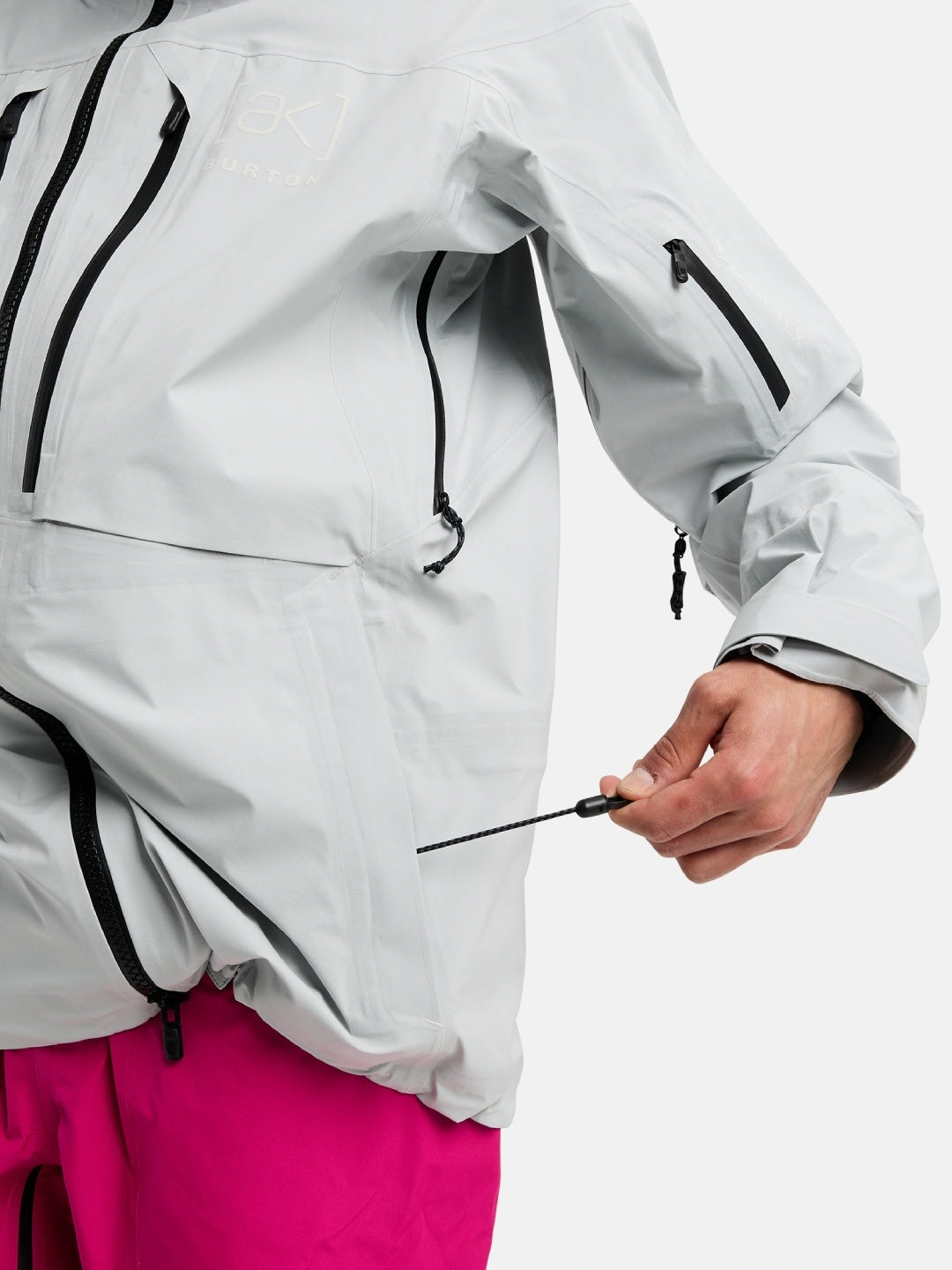 25/26モデル Men's [ak] Hover GORE‑TEX C-Knit 3L Stretch Jacket #GRAY CLOUD [100131]｜BURTON