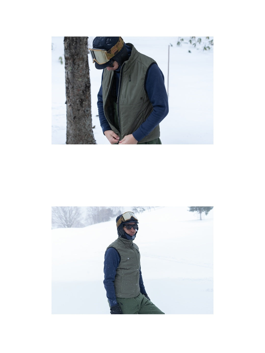 25/26モデル ISULATION VEST #STONE GRAY [PRM-26338]｜P.RHYTHM