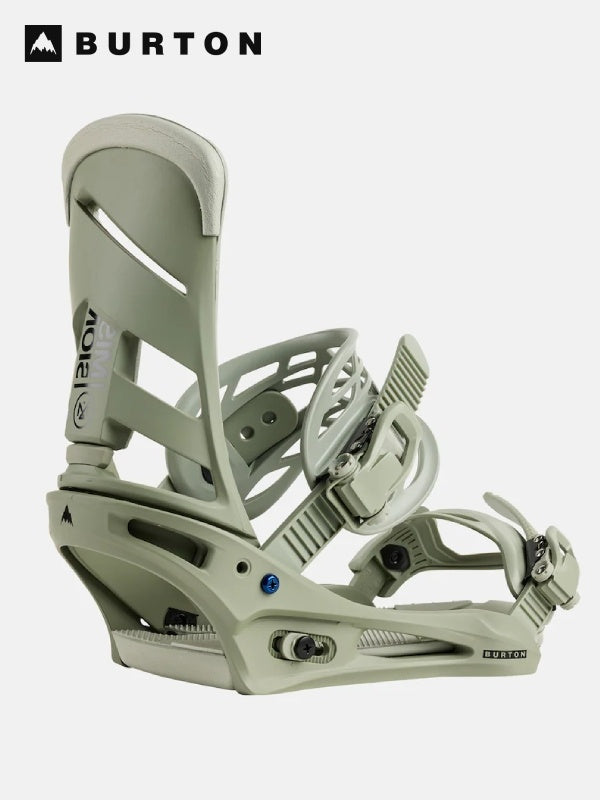 25/26モデル Men's Mission Re:Flex Snowboard Bindings #TALC GREEN [105461]｜BURTON