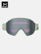 25/26モデル M4 Goggles (Cylindrical) + Bonus Lens + MFI Face Mask #Soft Sage/Perceive Sunny Onyx [203541]｜ANON
