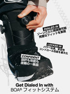 【Women】26/27モデル Women's Limelight BOA Snowboard Boots Wide #BLACK [150871]｜BURTON