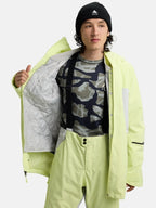 25/26モデル Men's Reserve 2L 3-In-1 Jacket #GLOW YELLOW GREEN/GRAY CLOUD [304841]｜BURTON