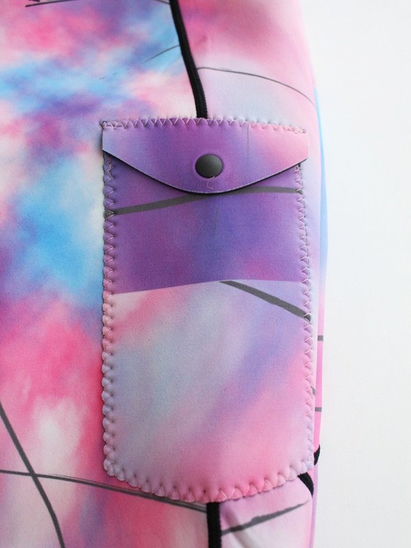 【訳あり】WATER PANTS #ピンクタイダイ/ブラック