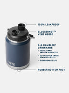 Rambler Half Gallon Jug #NAVY [21070140015]｜YETI