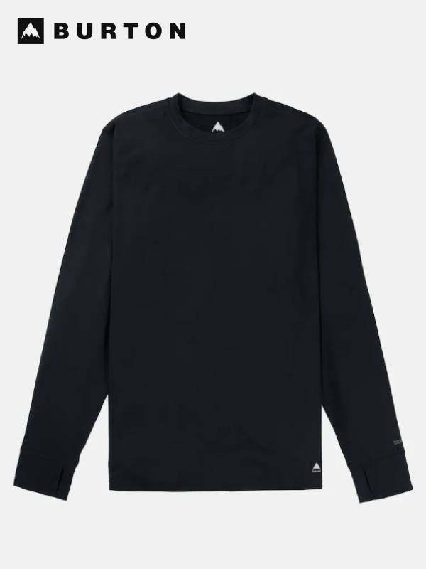 24/25モデル Men's Midweight Base Layer Crewneck  #True Black [102571]｜BURTON