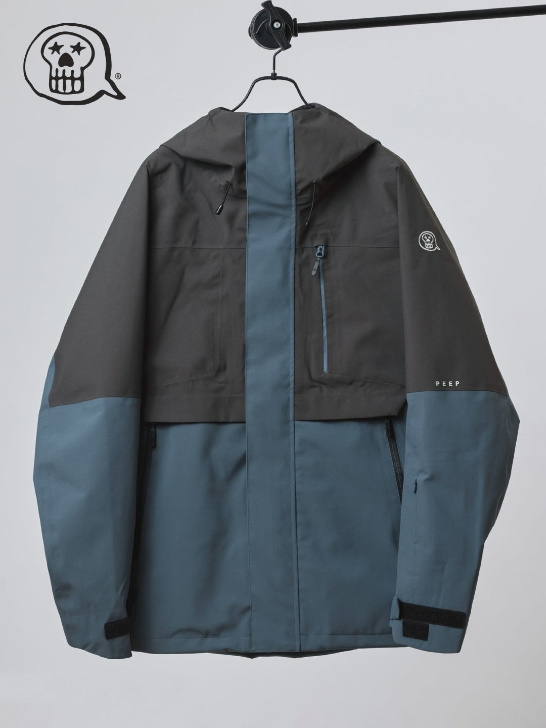 25/26モデル PEEP JACKET #BLUEGREY / CHARCOAL 【11月下旬再販予定】｜unfudge outerwear