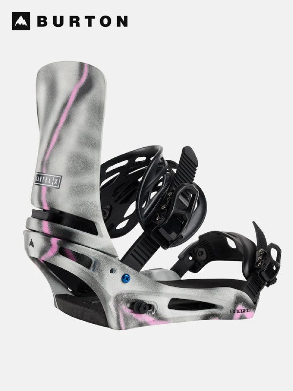 24/25モデル Men's Cartel X Re:Flex Snowboard Bindings #Gray/Pink [222301]｜BURTON