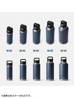 18 oz WATER BOTTLE WITH CHUG CAP #BLACK [21071504040]｜YETI