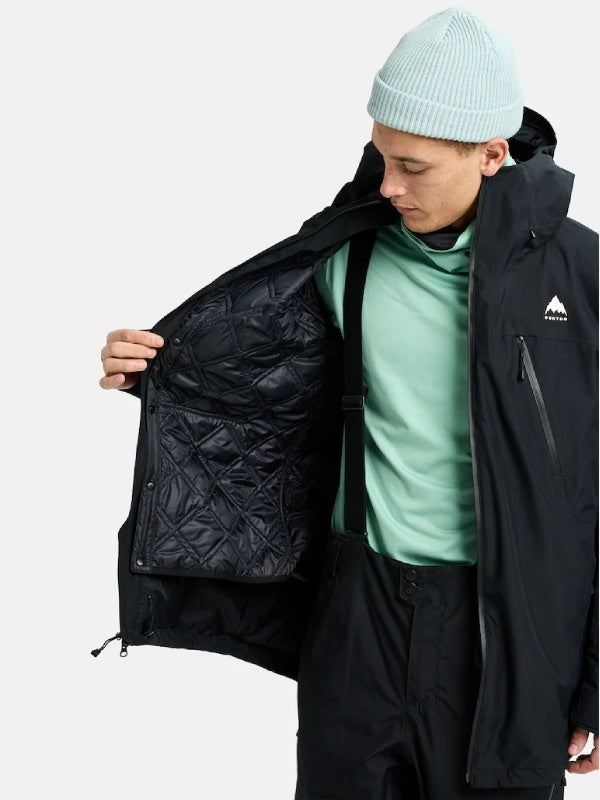 25/26モデル Men's Reserve 2L 3-In-1 Jacket #TRUE BLACK [304841]｜BURTON