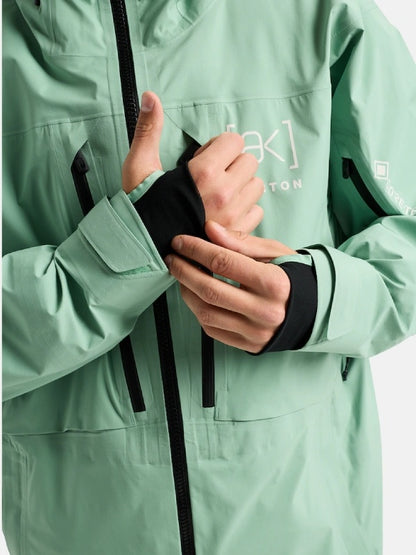 25/26モデル Men's [ak] Hover GORE‑TEX C-Knit 3L Stretch Jacket #SOFT SAGE [100131]｜BURTON