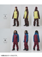 25/26モデル GENTLE BIB PANTS WIDE FIT #BLACK｜unfudge outerwear