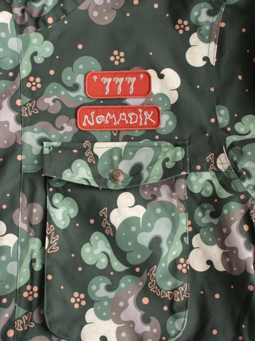 25/26モデル 777 JACKET #GREEN CAMO｜NOMADIK