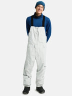 25/26モデル Men's Reserve 2L Relaxed Bib Pants #GRAY CLOUD [302691]｜BURTON