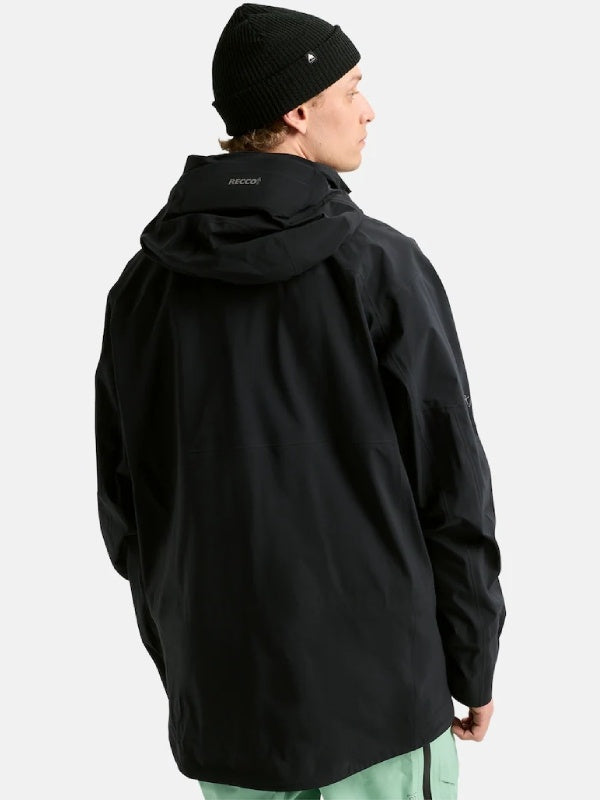 25/26モデル Men's [ak] Hover GORE‑TEX C-Knit 3L Stretch Jacket #TRUE BLACK [100131]｜BURTON