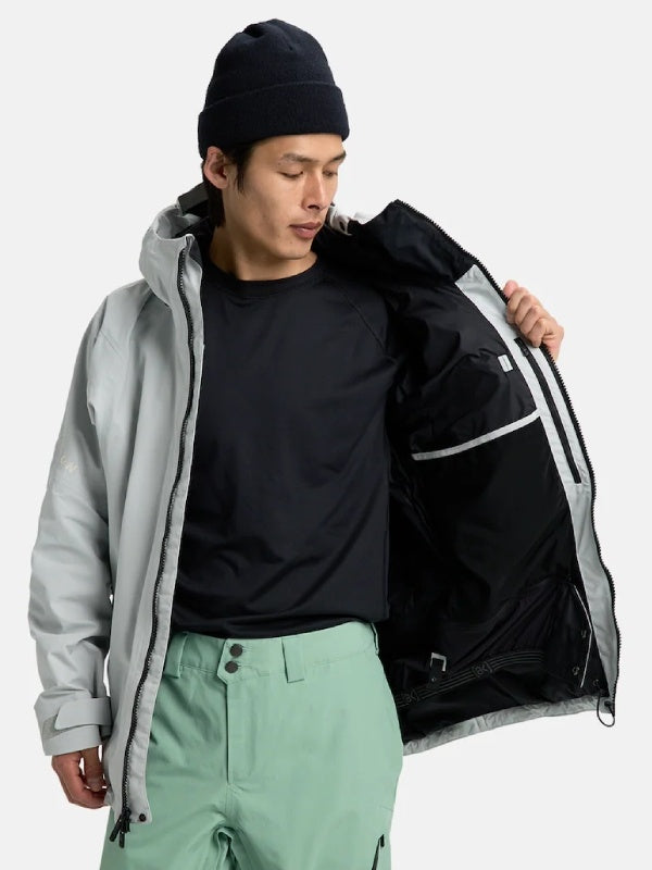 25/26モデル Men's [ak] Cyclic GORE‑TEX 2L Jacket #GRAY CLOUD [100021]｜BURTON