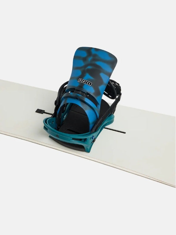 25/26モデル Men's Cartel Re:Flex Snowboard Bindings #EVERGREEN SHATTER [105391]｜BURTON