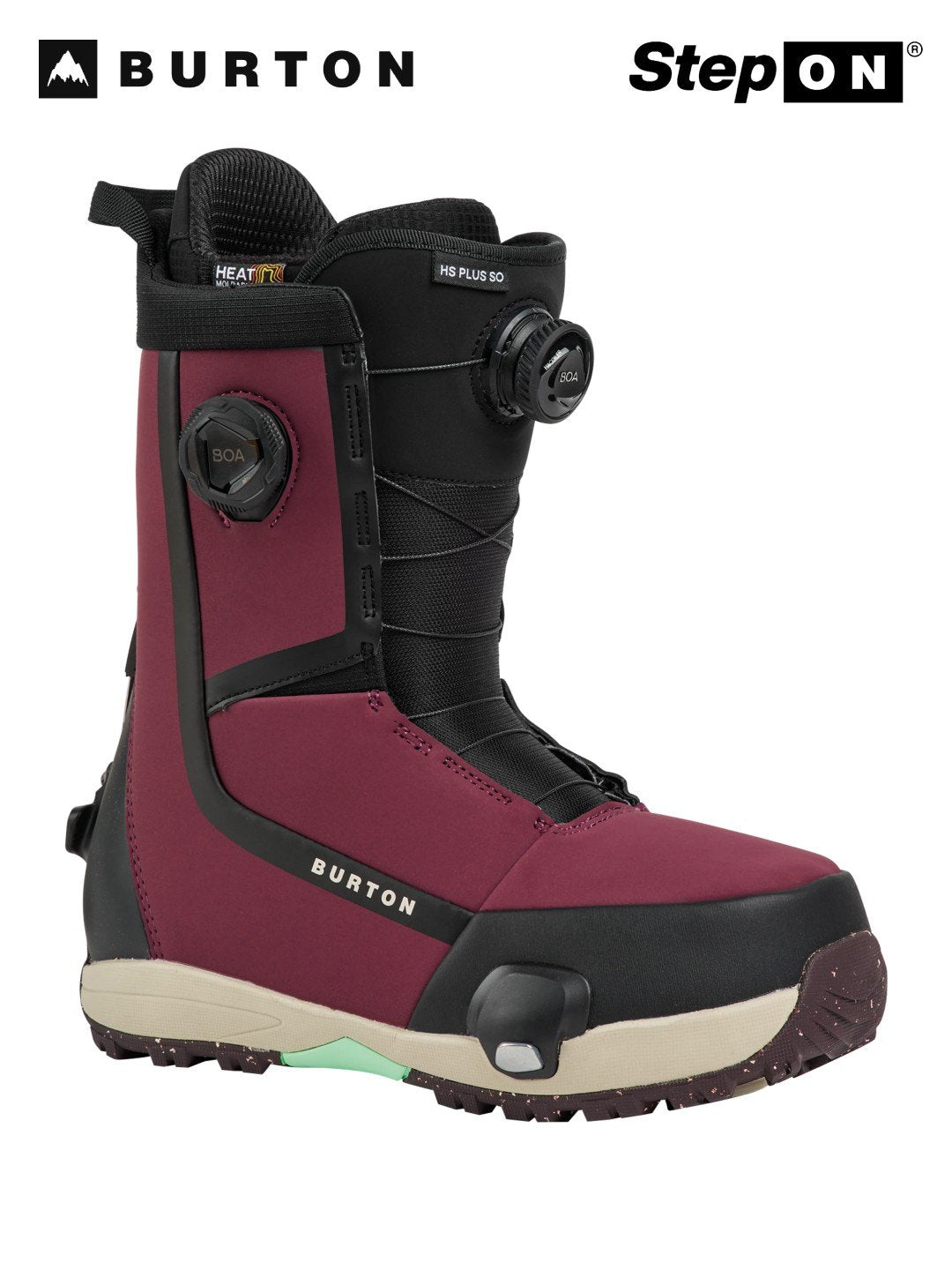 【Men】26/27モデル Men's Highshot Plus Step On Snowboard Boots Wide #RUM RAISIN [310881]｜BURTON