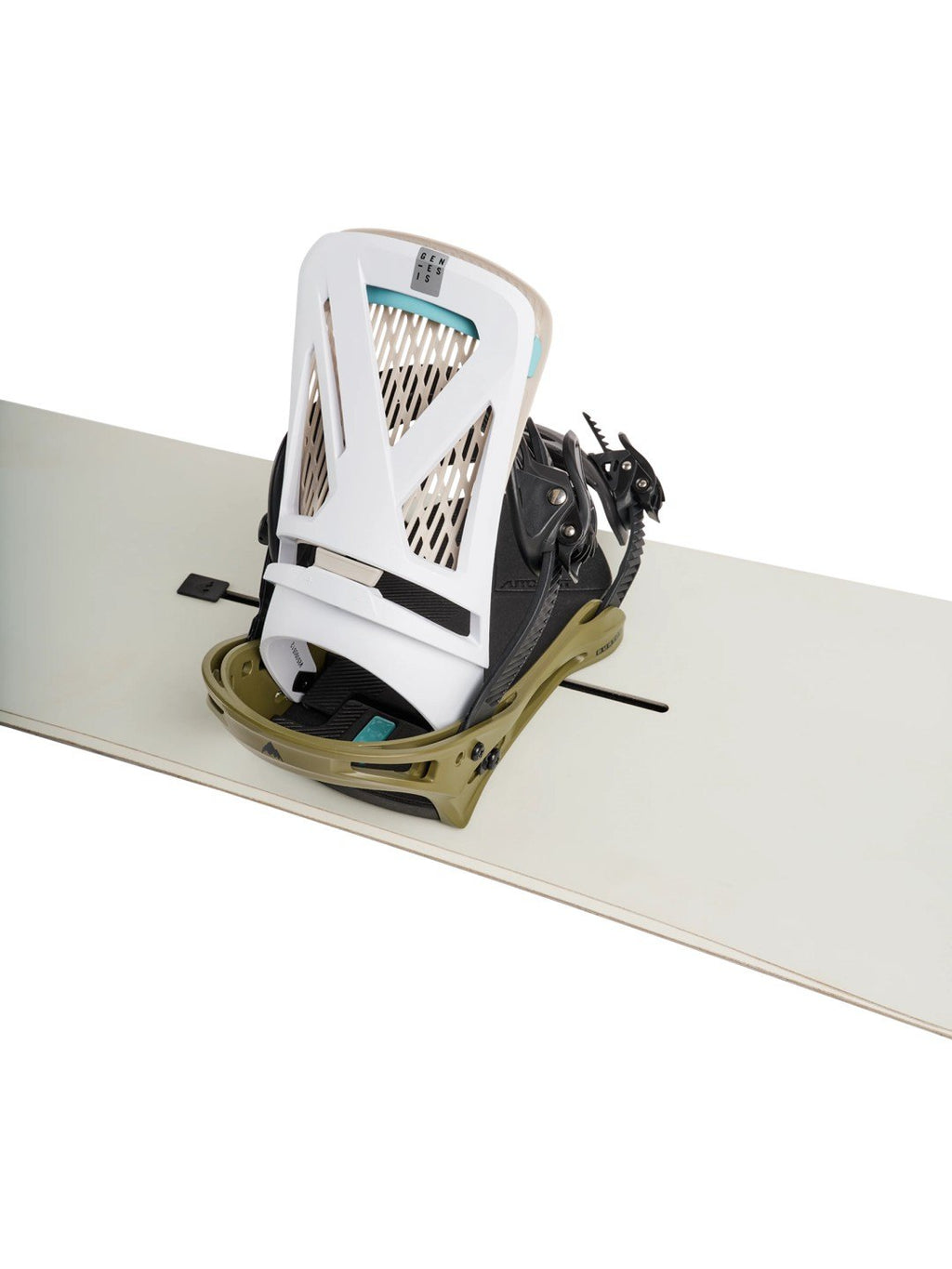 【Men】26/27モデル Men's Genesis Re:Flex Snowboard Bindings #WHITE/DRIED MOSS [105471]｜BURTON