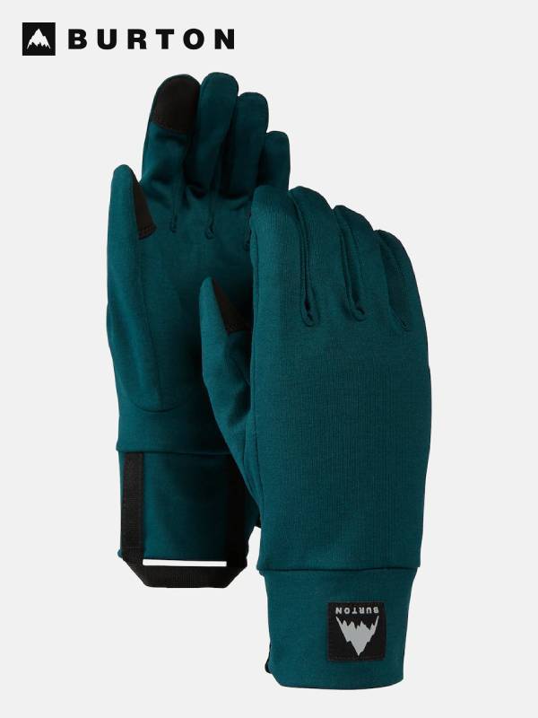 24/25モデル Men's Touchscreen Glove Liner #Deep Emerald [103191]｜BURTON